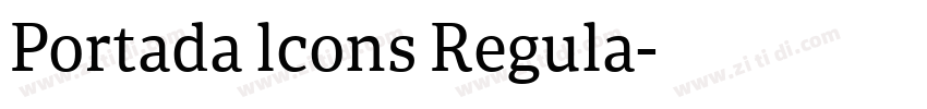 Portada lcons Regula字体转换